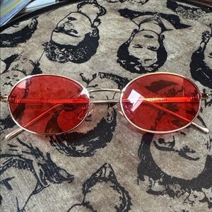 Red Lens Sunglasses